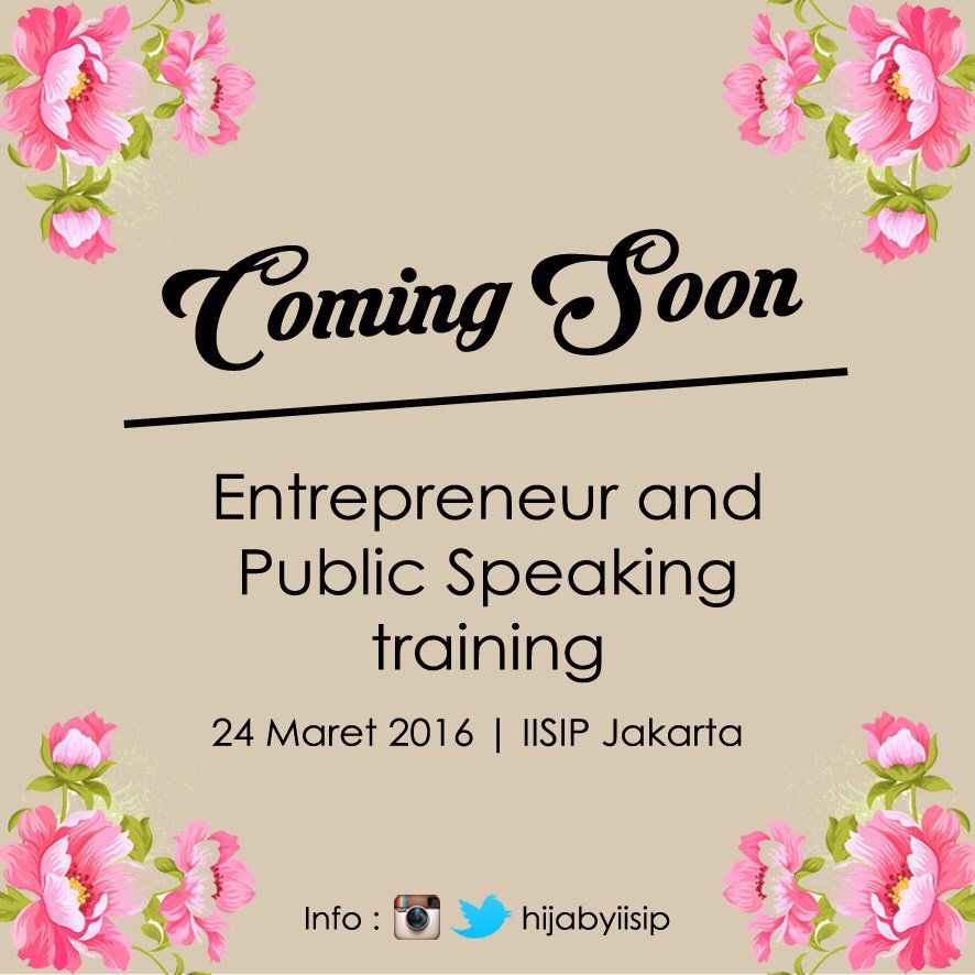 Contact person: IG &amp; twitter @hijabyiisip ID LINE: kiki.kirahms or ningsihmardia :) #eventHIJABY