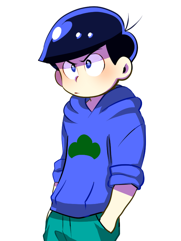 春音ユリ 原稿 数字以外でときたま無性に描きたくなるのがカラ松だったりする カラ松らくがき あんまりごてごてさせない方が良く見えるという 無駄に背景透過 T Co Xa94yyopb2