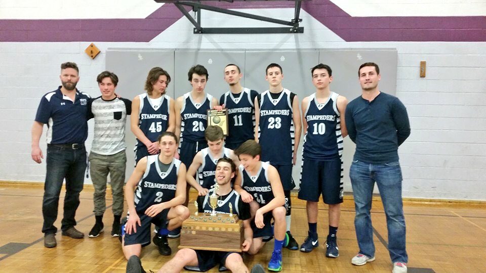 PCI_SRBBall's tweet photo. Little bit of hardware to add to the trophy case 🏆 Job's not done yet tho, #OnToWOSSA #STAMPSZN 🔵⚪️ https://t.co/kLhBHtY1N8