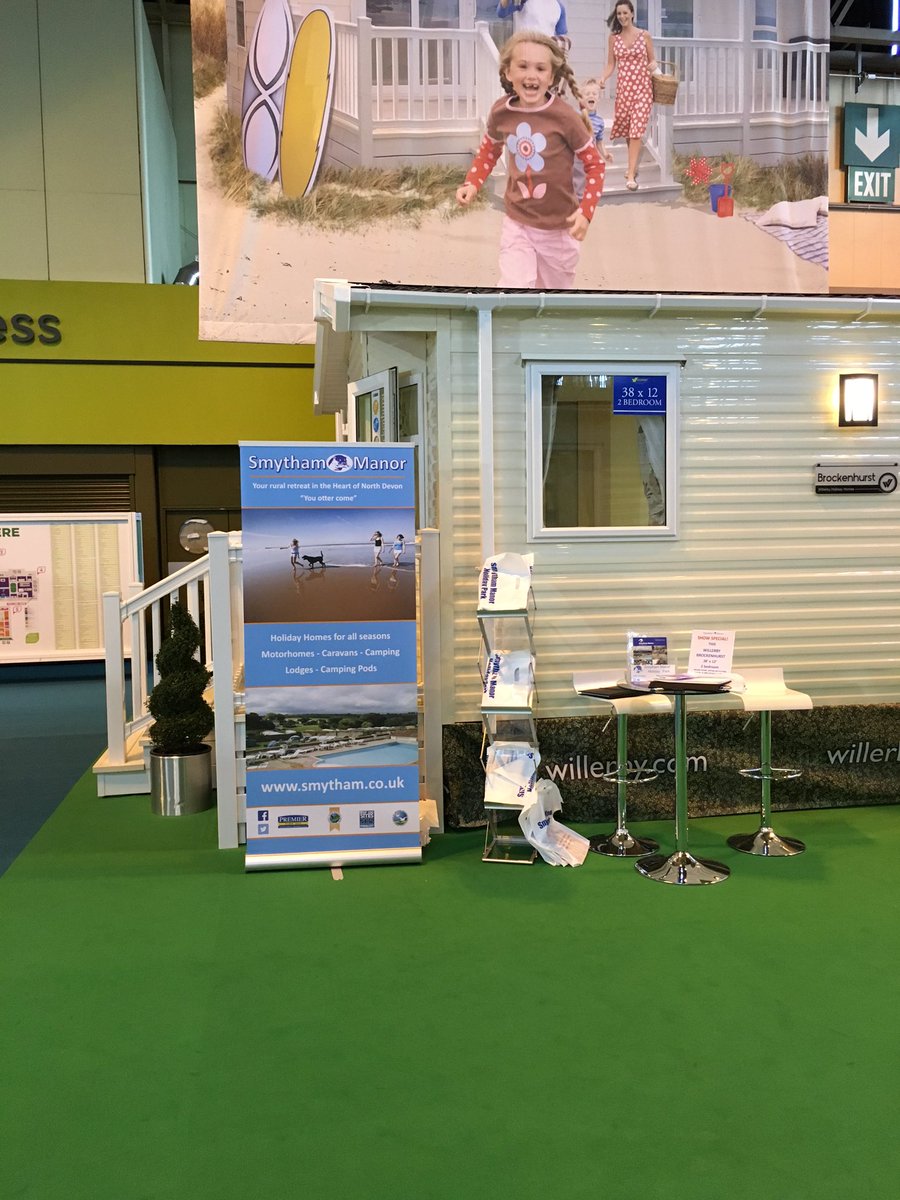 Smytham's tweet image. Our stand at @CaravanCampShow with our @WillerbyHH Brockenhurst