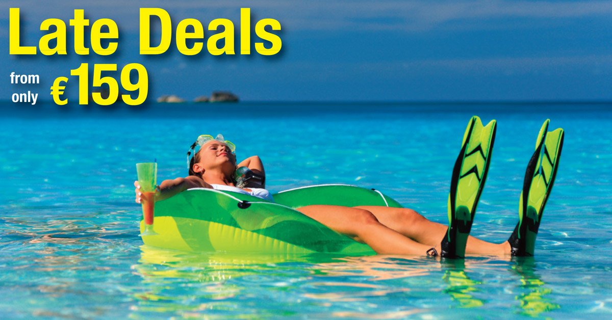 Looking for a cheap Last Minute Holiday? Late Deals starting at only €159 inc. flights! ✈☀ budgettravel.ie/Info/late-deal…