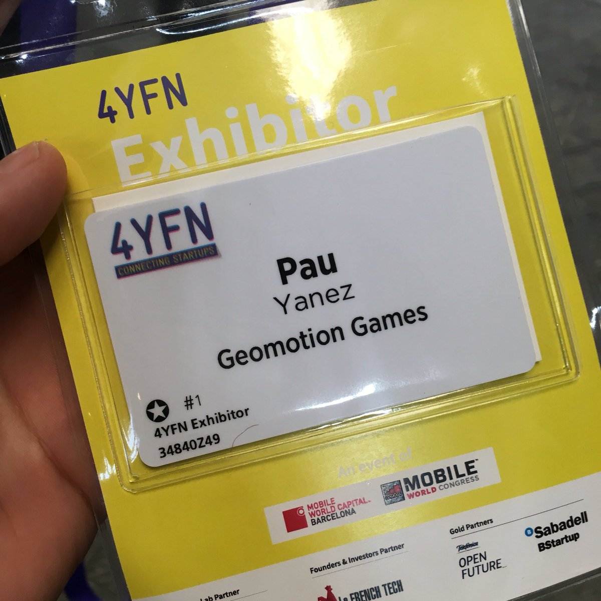 GeomotionGames's tweet photo. StartingUP! #MWC16 #4YFN16 @CityNostra https://t.co/Ct6w6dqTzZ