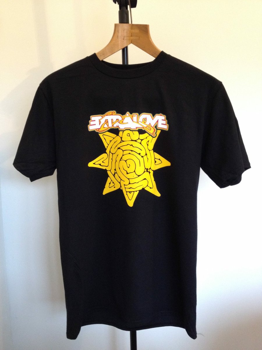 ExtraLoveMusic's tweet photo. So we got some new #T-shirts ready for the #albumlaunch this Friday 26th @bandonthewall various colours available! https://t.co/LemY9je9f8