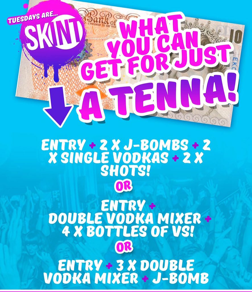 SKINT York tweet media