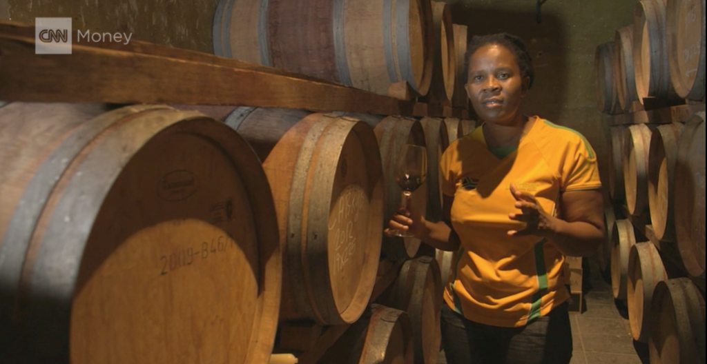 CNN's tweet image. South Africa's winemakers are a bright spot in a gloomy economy. cnn.it/24n7xKl