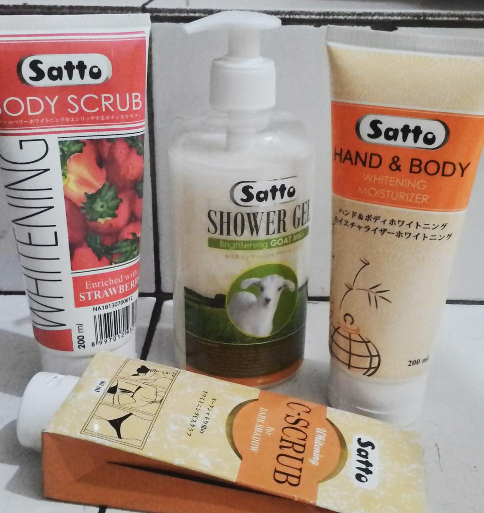 Thanks <a href="/SattoBeauty/">Satto Beauty</a> paketnya sdh diterima, bikin mandi makin mewah dg kelembutan, keharuman satoo #OopsValentine