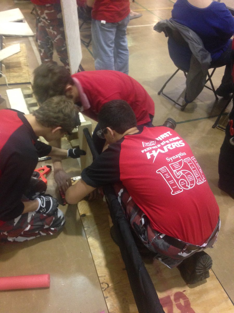 Wood fields require a lot of care. #omgrobots