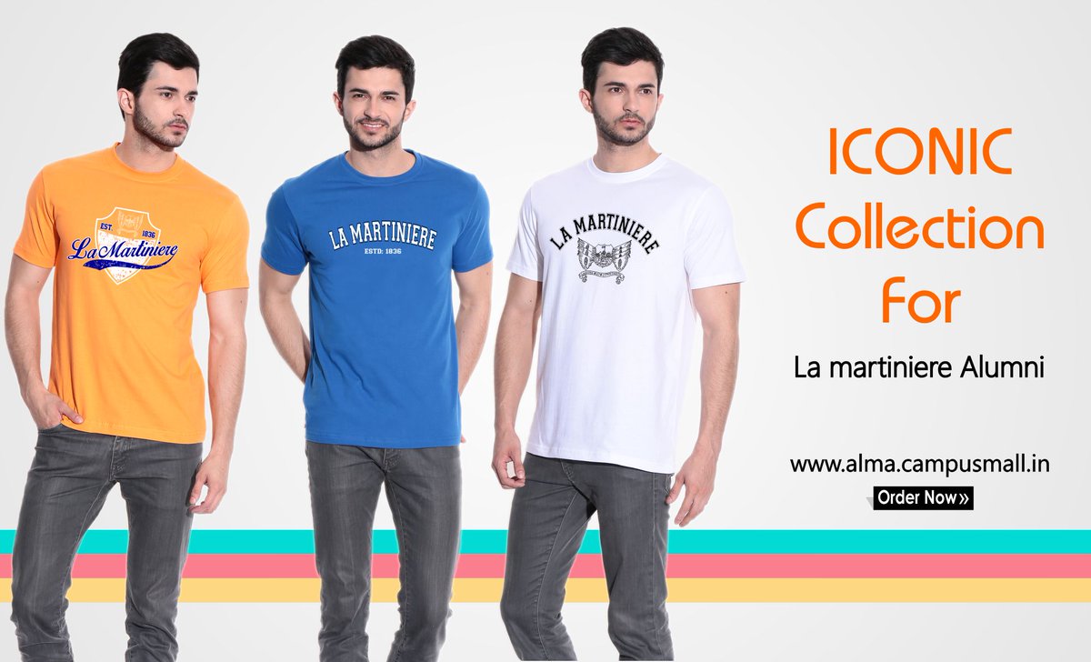 CampusMall's tweet photo. Hey Martinians! Flaunt your pride in #iconiccolors #tshirts exclusively live at: https://t.co/cw90cdXek3 https://t.co/ZUz9xWxDlr