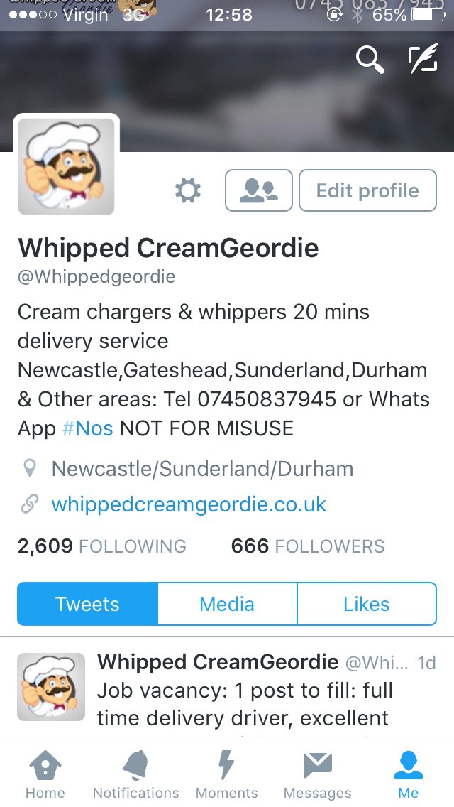 666 followers is the  sign of the devil , Go on be a devil call Geordie for your whipping needs