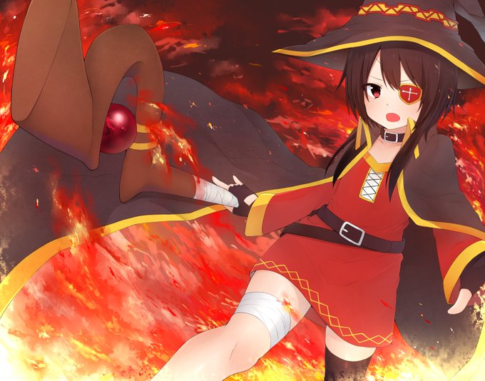 爆裂魔法のtwitterイラスト検索結果 古い順