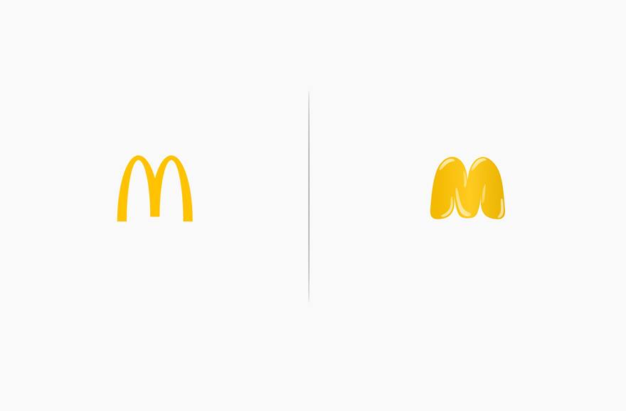 NolckRedAmerica's tweet photo. El diseñador Marco Schembri nos muestra logos afectados por el consumo de sus productos https://t.co/92Rx9PqMmh https://t.co/n4Ea6ZDuB6