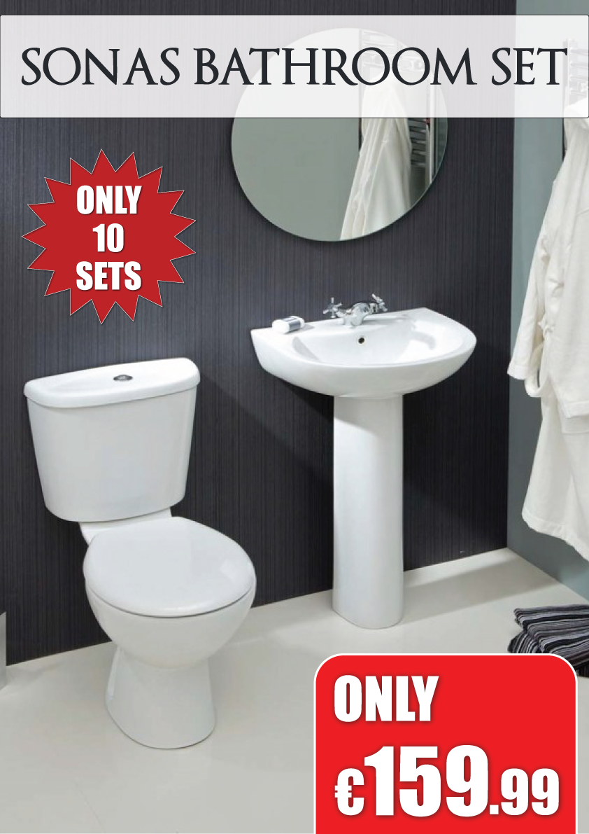 TrimHire's tweet photo. Only 10 Sets Available - Reduced by over 40% - Includes seat &amp; taps. RRP €240 #sonas #sale #relaunchday https://t.co/AJEoXprPG6