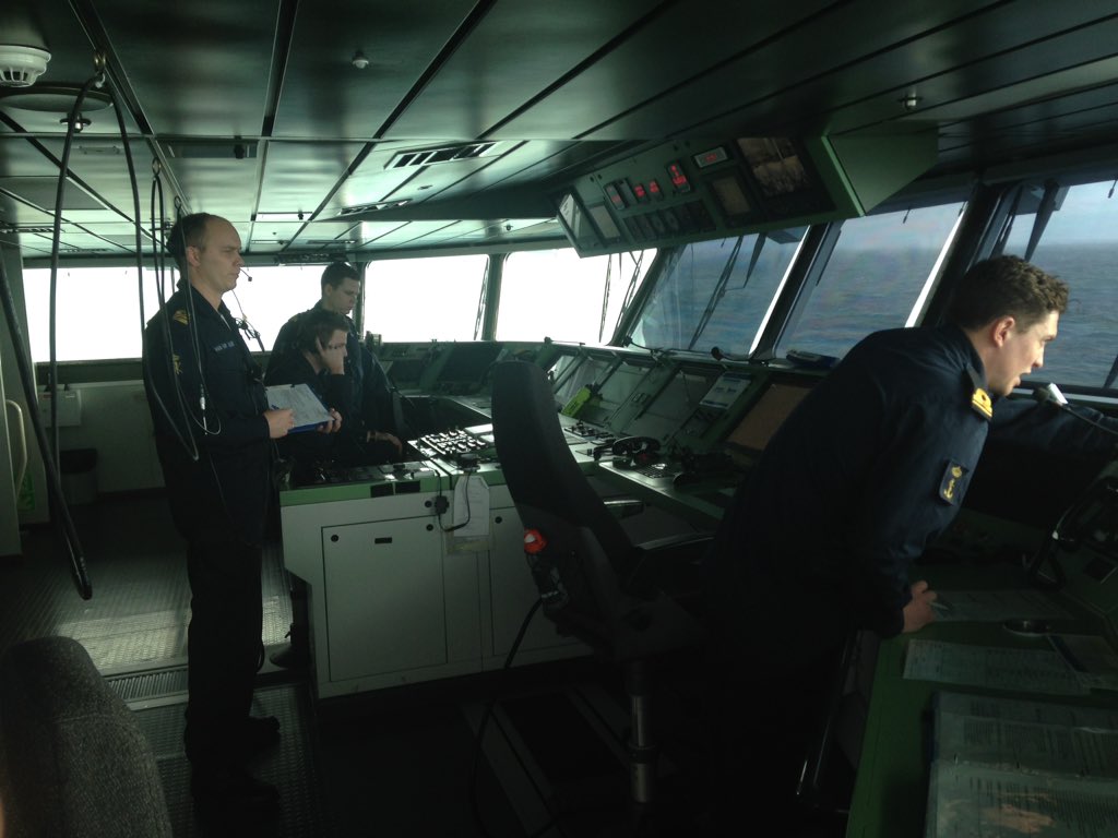 WalterHansen801's tweet photo. Normal day at sea. Exercises and maintenance @kon_marine https://t.co/jrJCNtIPw1