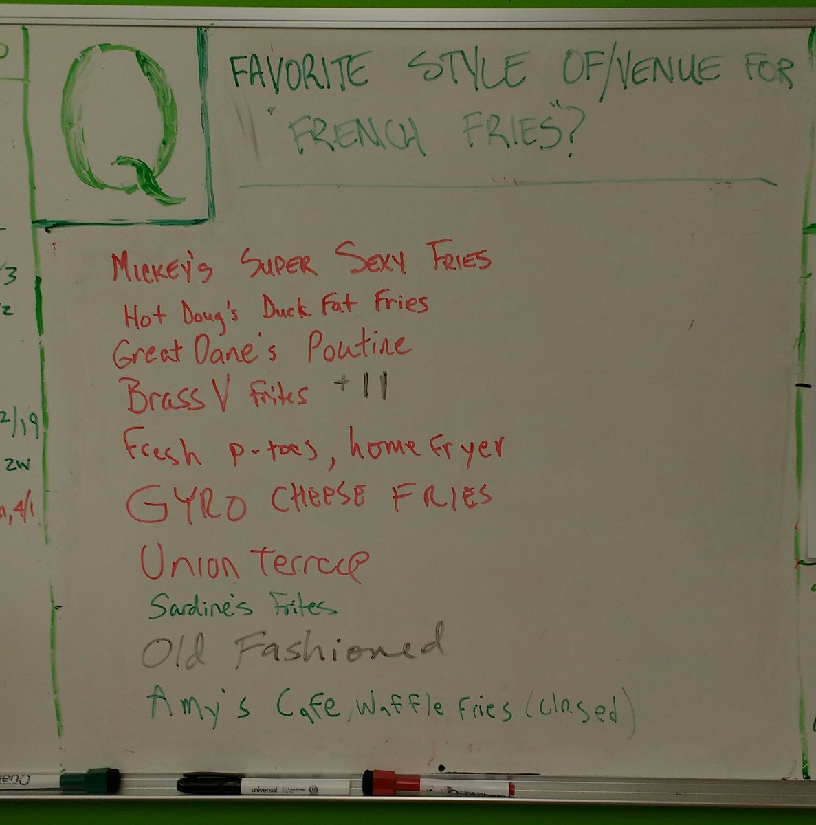 WeAreEarthling's tweet image. Our favorite style of/venue for french fries #officepoll