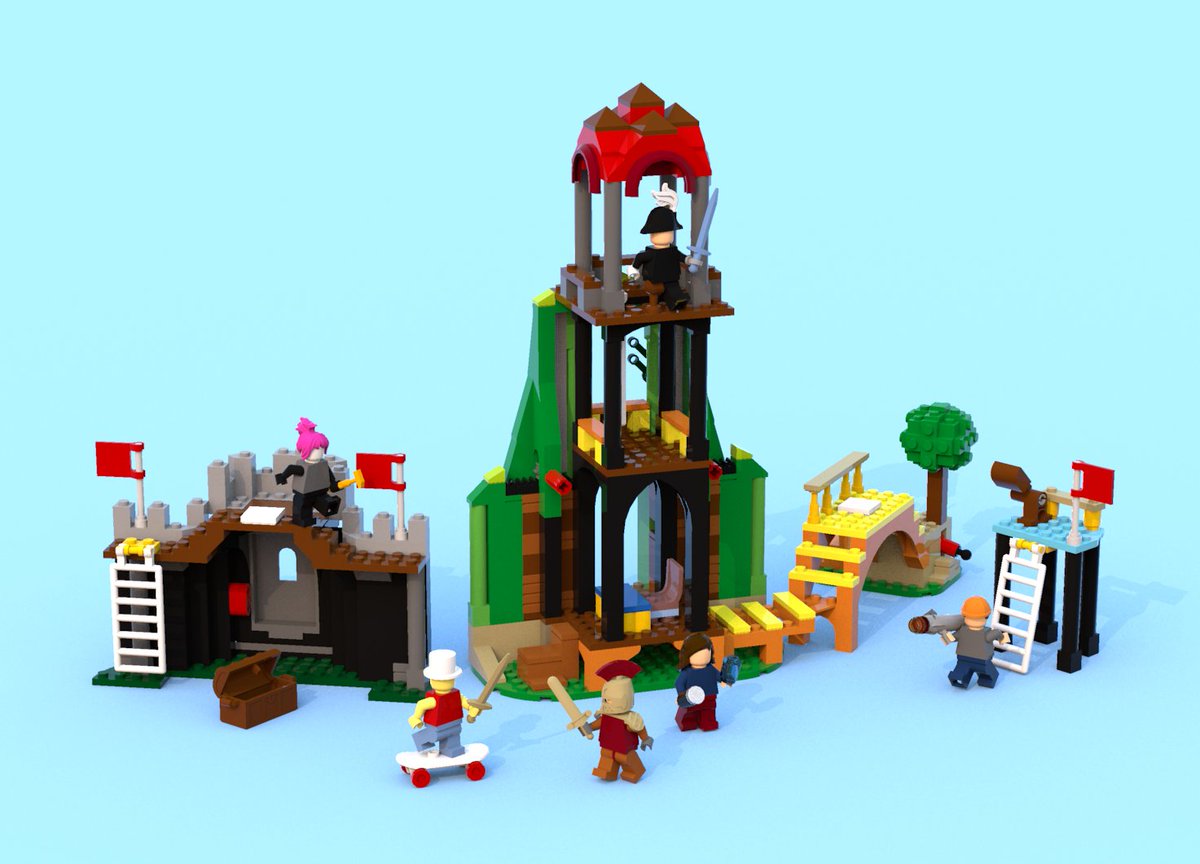 Roblox - ROBLOX user 4Sci mocked up a LEGO set based on the iconic old  school ROBLOX game Crossroads. Amazing! You can check out more images of it  on the LEGO Ideas