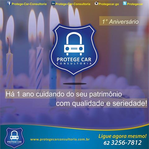 Protegecar's tweet photo. #aniversario #niver #protegecar #protege #car #protecao #veicular #consultoria #especializada https://t.co/J8aao0S7j9