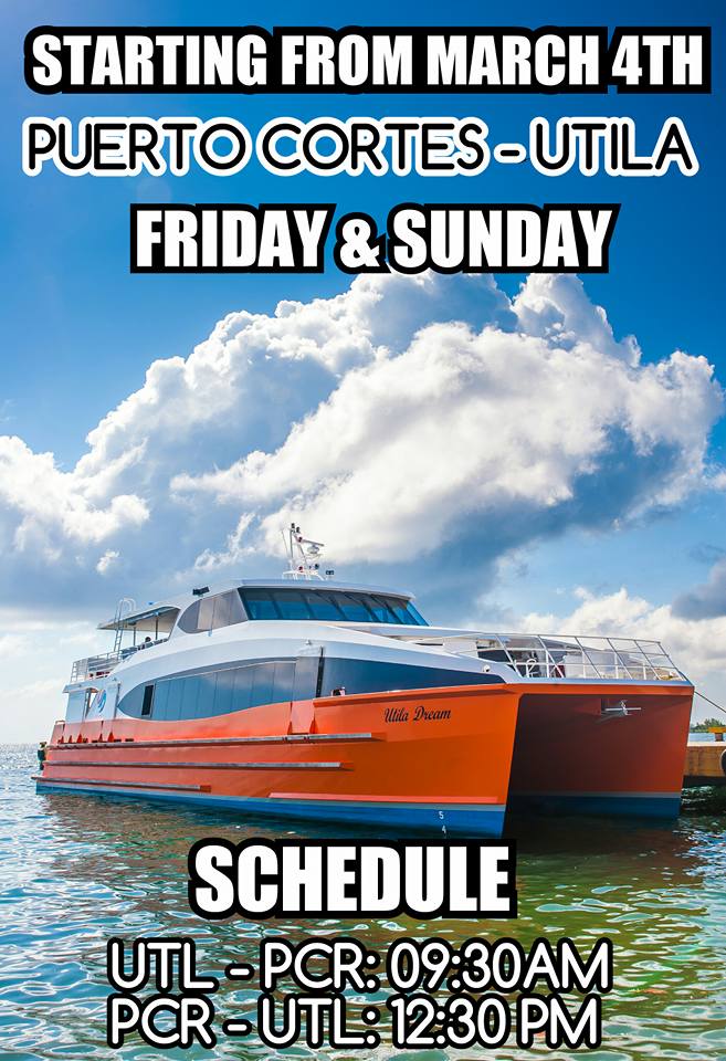 UtilaDreamFerry's tweet photo. #TuesdayTip #PuertoCortes we're headed to you too! #Utila #Honduras #Travel #Ferry #UtilaDream https://t.co/gFUnHaVry5