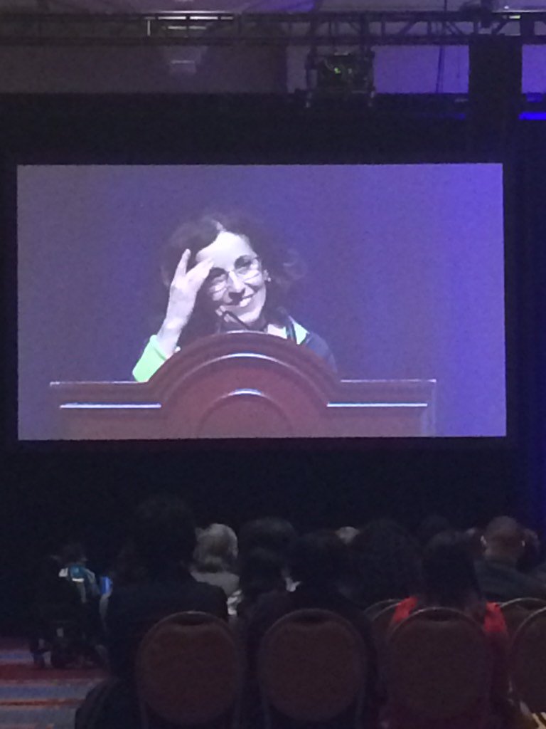 lsamp_symposium's tweet photo. @NSF director #DrFranceCordova receives standing ovation before addressing @lsamp_symposium #LSAMP25 audience. https://t.co/wxkEXThaQK