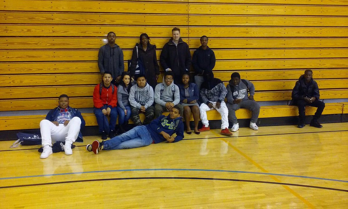 APHS Guidance Dept. with our students visiting Kean University! Setting our sights on college!