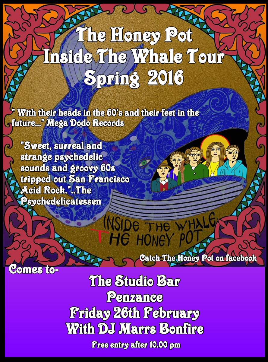 Thanks <a href="/RecCollMag/">Record Collector Mag</a> for the 4* review for 'Inside The Whale'. The next 2 dates of the tour are this week end...