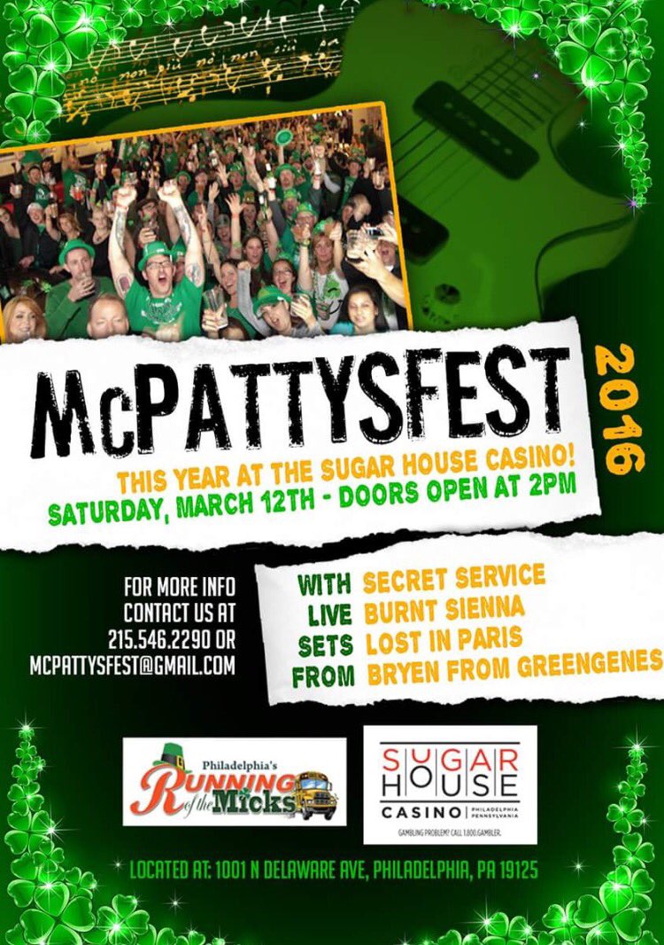 lipband's tweet photo. Get your tickets!!!! #McPattysfest #RunningoftheMicks #LiP https://t.co/DTM4nQEL7o