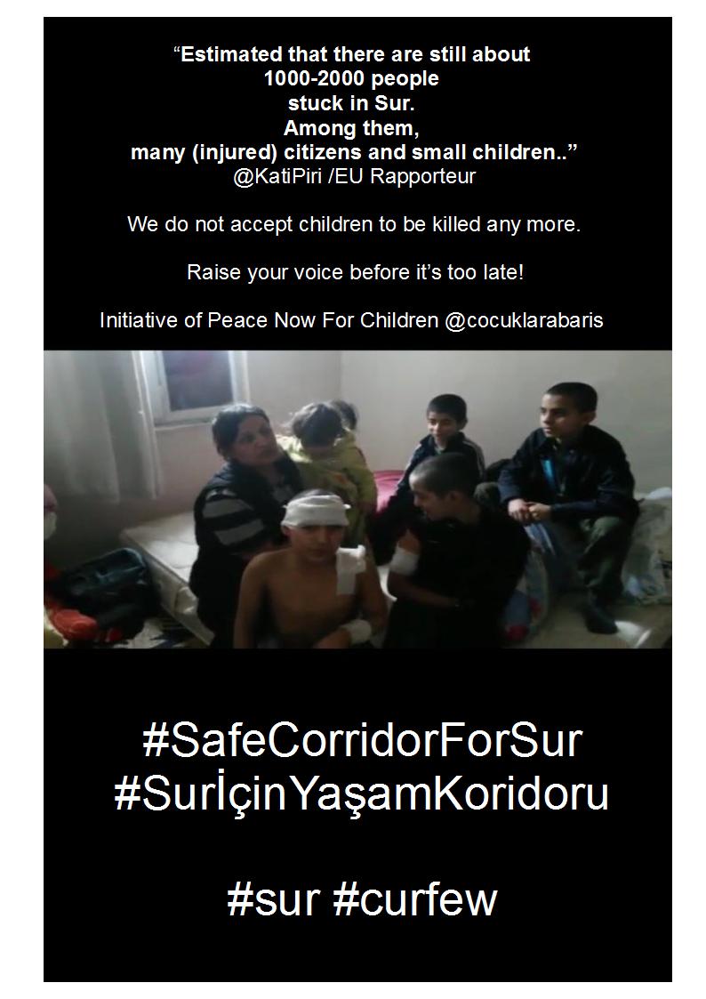 cocuklarabaris's tweet photo. We do not accept children to be killed any more. Raise your voice before it’s too late! #SafeCorridorForSur #curfew https://t.co/c6azfrCaGr