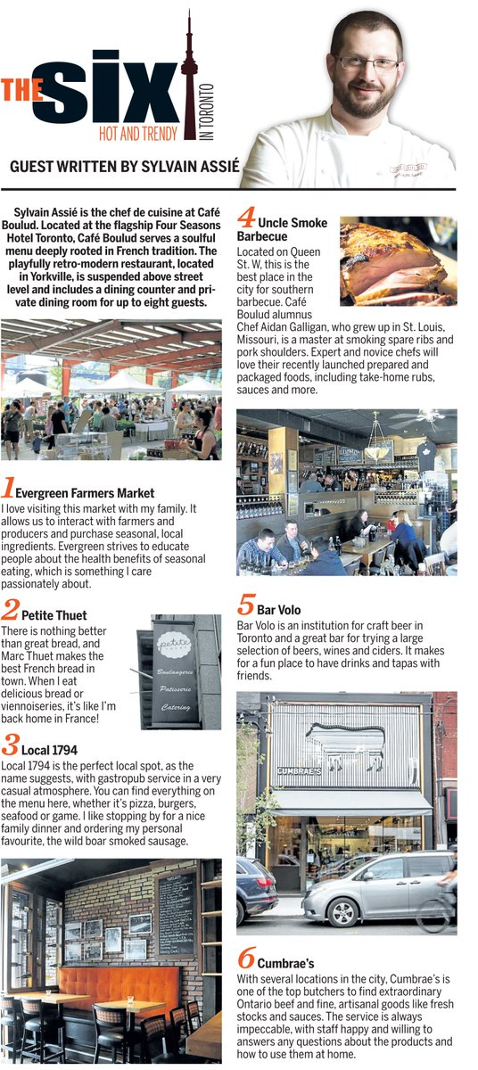 Thanks for writing today's edition of The Six, Sylvain Assie!