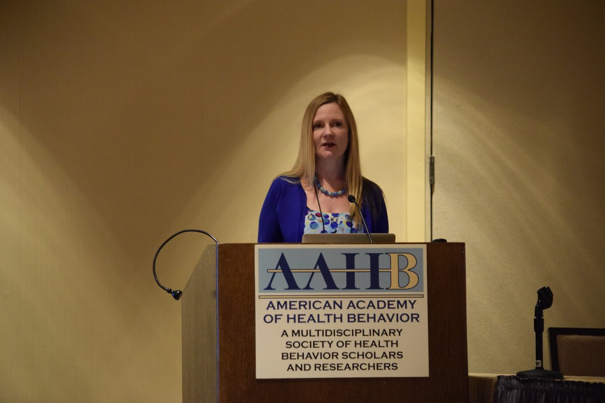 AAHB_org's tweet photo. Great info on developing multinational collaborations to promote sustainable health by Dr. Rebecca Lee! #AAHB2016 https://t.co/nOmAb7fgeq
