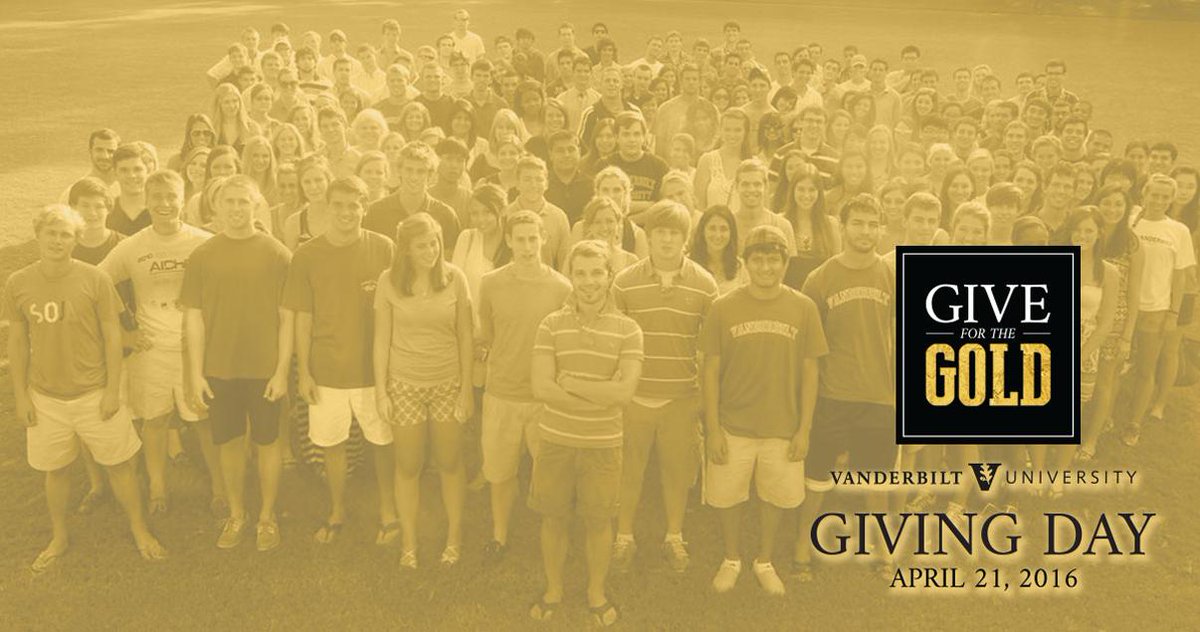 milesdiffee's tweet photo. Volunteer for Vanderbilt Giving Day and directly impact VU students. #Give4theGold  - https://t.co/eCs71n9q0h https://t.co/Bse2EUon5V