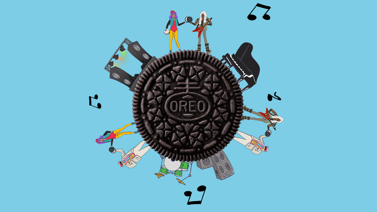 Oreo's tweet image. Open up with Oreo and the world will play with you.