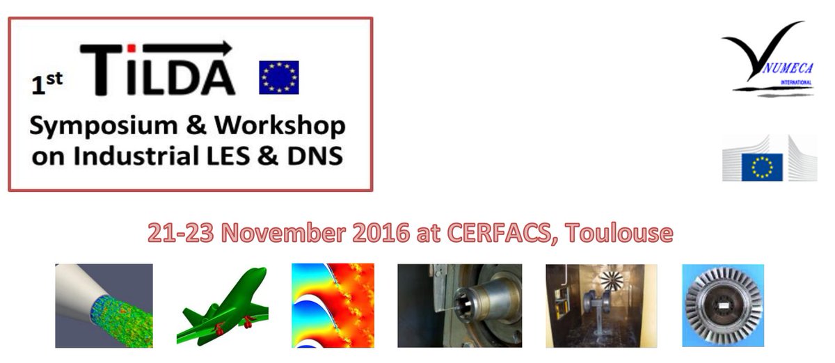 NumecaInt's tweet photo. #Numeca is pleased to announce the 1st TILDA Symposium & Workshop on industrial LES & DNS
https://t.co/eYBDc70ptO https://t.co/G9N4IqJQcF