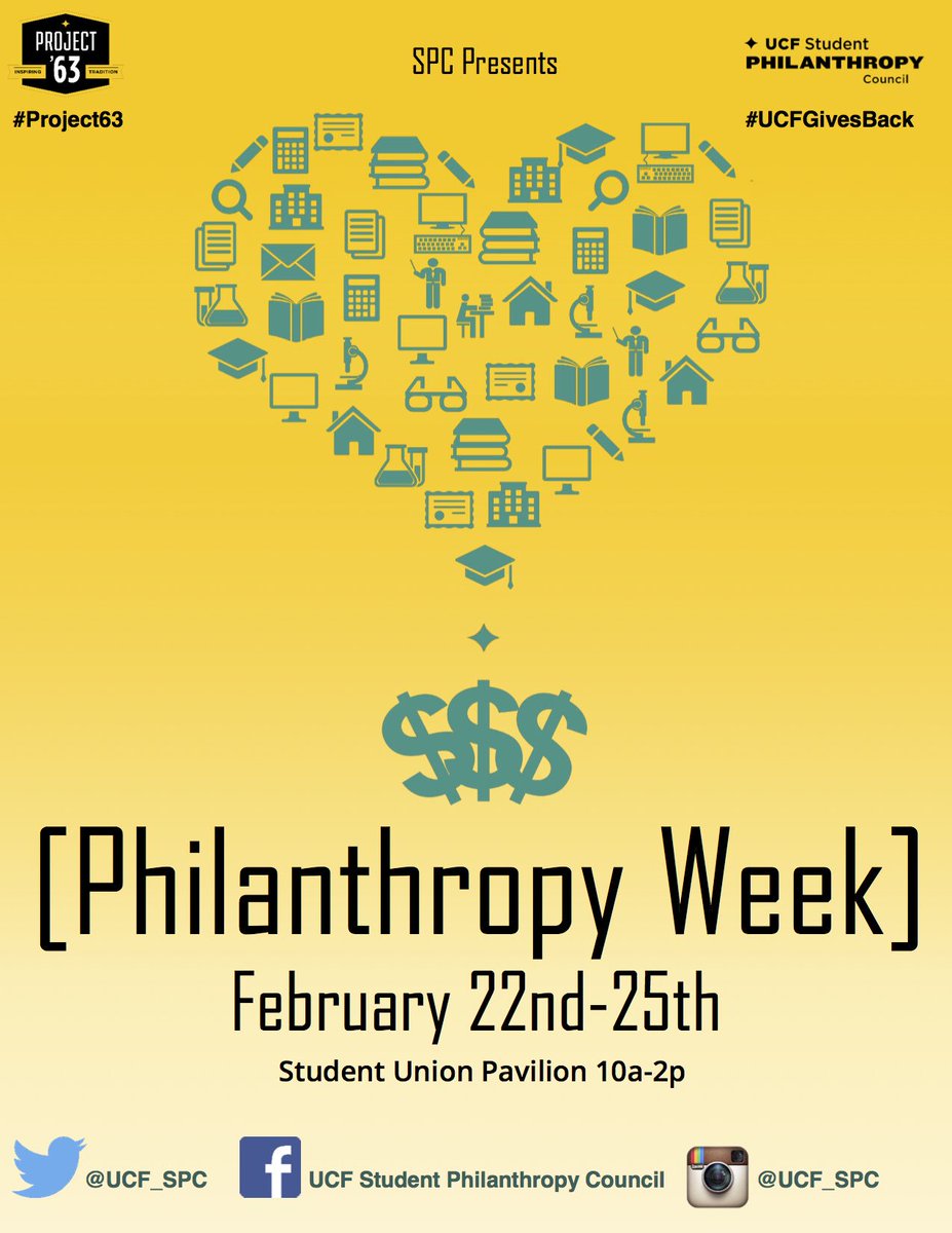 UCF_SPC's tweet photo. It's Say You Love Me Day of #UCF Philanthropy Week! Come thank a donor and get #SWAG! #Project63 #UCFGivesBack 😍😍😍 https://t.co/va8123x4Ul