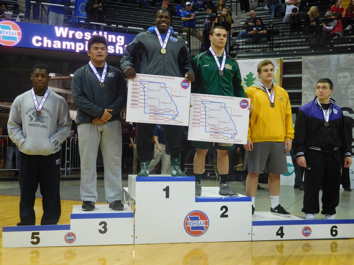StarNewsStudio4's tweet photo. Solomon Jackson 5th place 195 lb. weight class winning a state medal at the Missouri State Wrestling Championships. https://t.co/N1x62JRlpQ