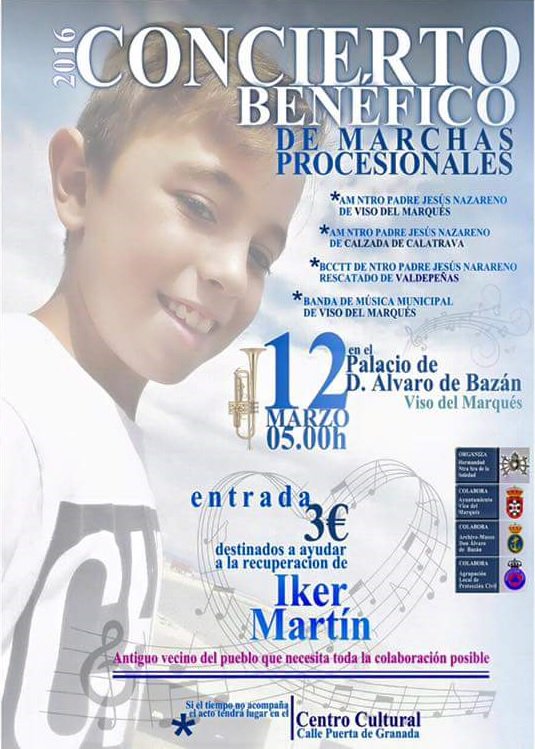 BandaNegrillos's tweet photo. Concierto Benéfico en el Viso del Marqués, tu asistencia es importante. https://t.co/03h97QSNFY #AMNegrillos https://t.co/vJtWibq0iq