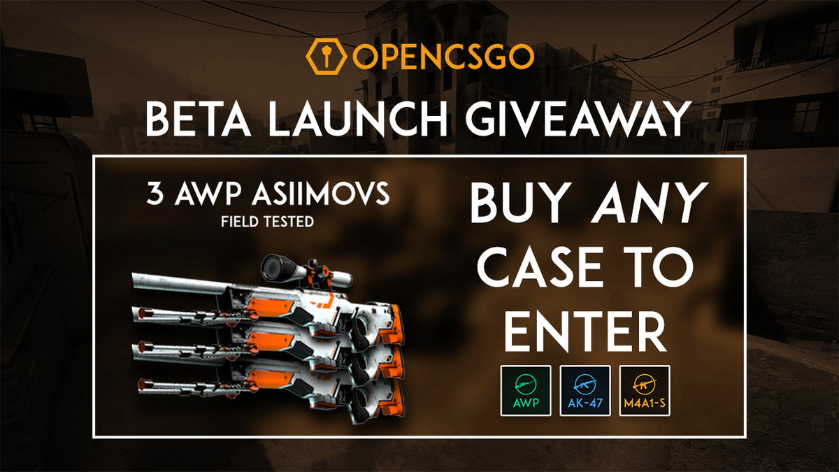 opencsgo's tweet image. BETA LAUNCH GIVEAWAY!
TO ENTER VISIT bit.ly/1oF2btM
@DNR_CREW #M2A @Retweet_Lobby @ShoutRTs @HyperRTs