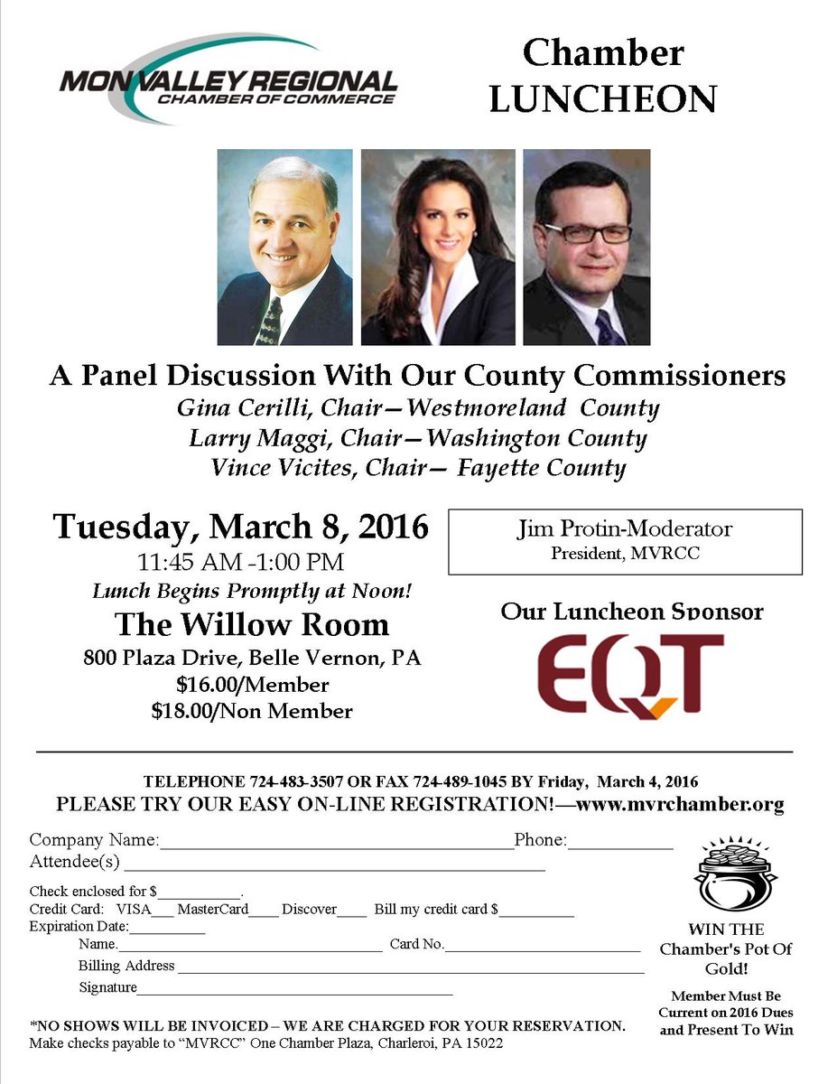 MvrOf's tweet image. Pleased to present our County Commissioner Chairs on March 8!  Registration available at mvrchamber.org