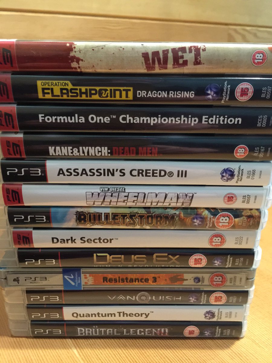 elderlyons101's tweet photo. New day means new additions 🎮 more PS3 pickups, ah the life of a gamer eh 😍 #ps3 #gaming #gamer #gamersunite # https://t.co/eGeYvIiM0l