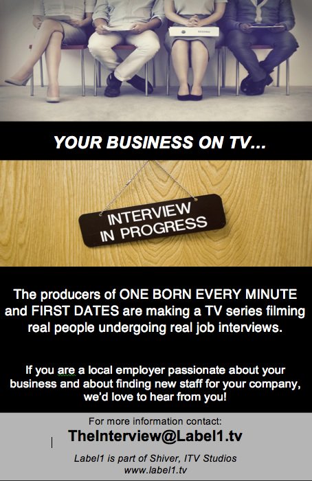 Hi <a href="/TellyCasting/">Telly Casting</a> Please Retweet. HIRING? A BRAND NEW TV PROGRAMME WANTS TO HELP YOU FIND NEW STAFF