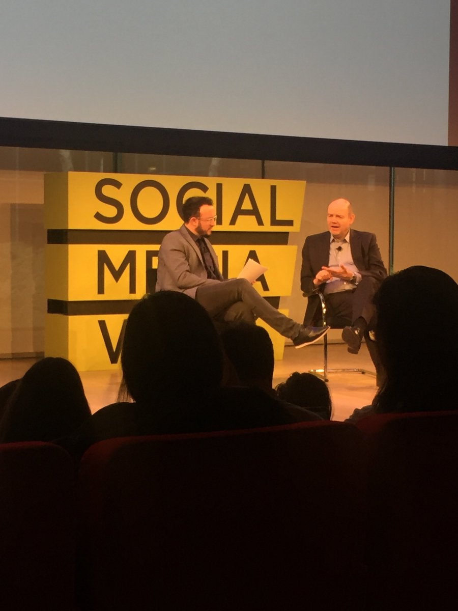 SternTGS's tweet photo. "What we stand for is storytelling" -@nytimes CEO Mark Thompson #SMWNYC https://t.co/LokjuLitci