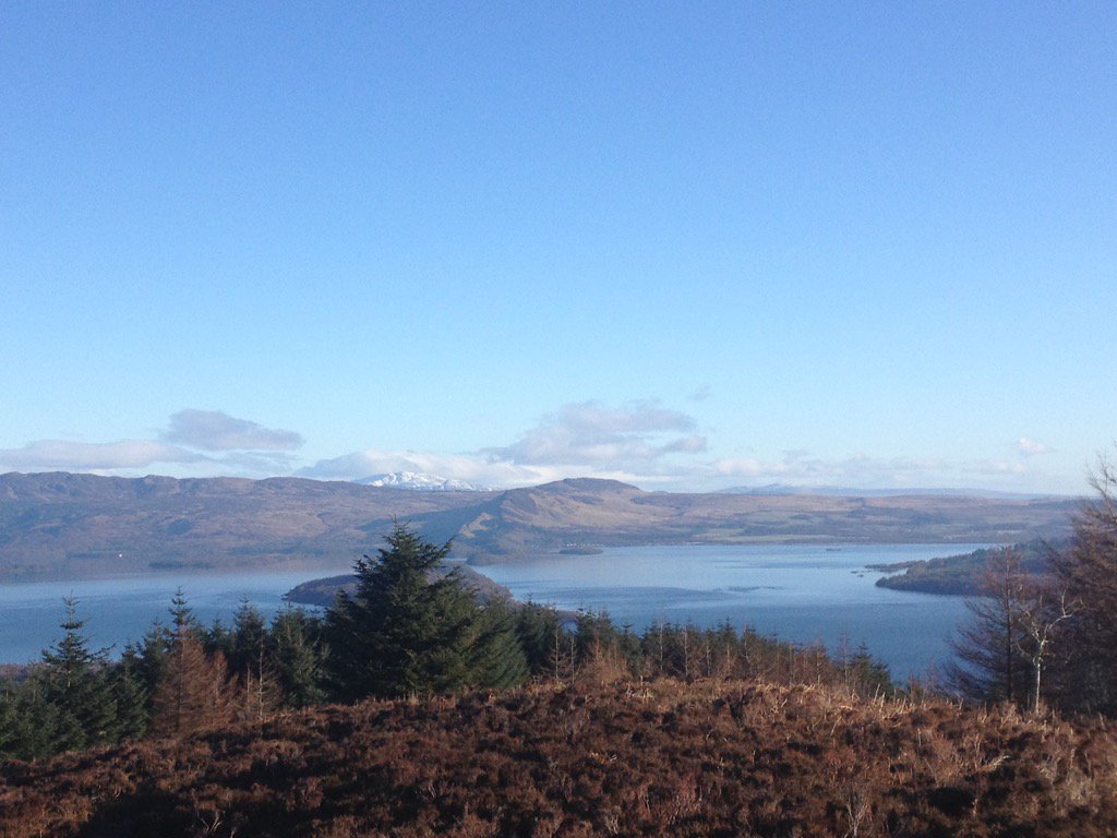 MairiMacDonald's tweet photo. @CameronHouseLL @lochlomondhol  stunning view of Loch Lomond today from Ben Buie #lochlomond in the sun!! https://t.co/WCatsUpVq5