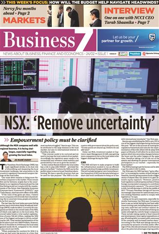 Get your free copy of NMH's new publication, Business 7, in tomorrow's Republikein, Namibian Sun and AZ!