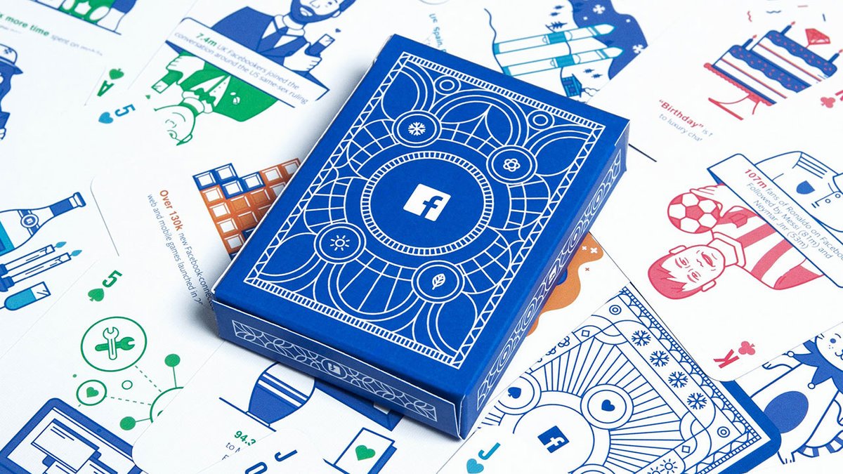 BuzzClerks's tweet photo. #BuzzAlert: Facebook creates playing cards w/#marketing insights for agencies. How creative! https://t.co/fBhNJyuFI3 https://t.co/DCXK2GTyQy