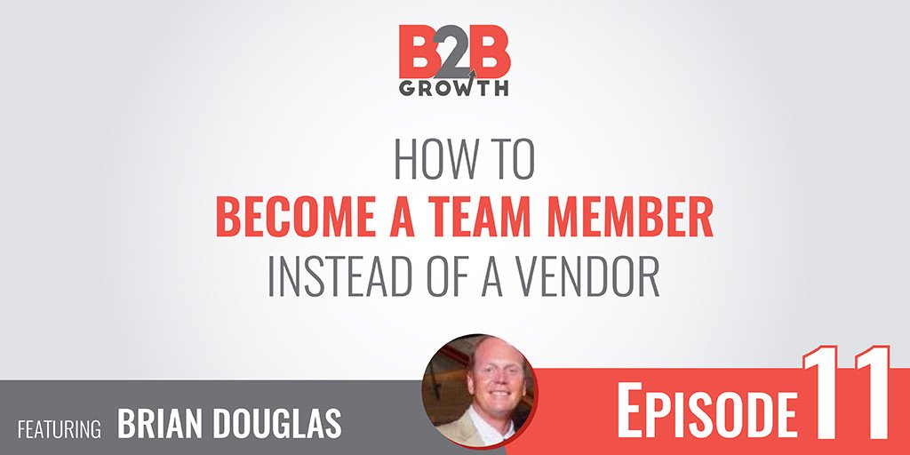 How to Become a Team Member Instead of a Vendor bit.ly/1PC6G0A #b2bsales #b2bselling