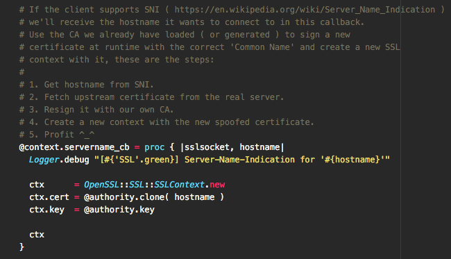 bettercap's tweet photo. The “magic sauce” coming with 1.4.4 :D #servernameindication #sni https://t.co/gtlQXtK2Ic