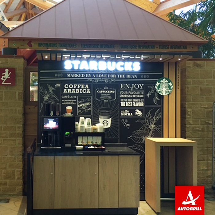 Nouveau: Notre tout nouveau Starbucks on the Go le long de la E411 à Wanlin! Rendez-vous dans ce self-service?