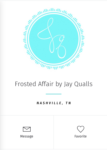 AFrostedAffair's tweet photo. We are on @wedable_ Go to https://t.co/wzo2wv5mBF to see our profile! #jayqualls #nashville #wedable https://t.co/JnfqeOPGBz