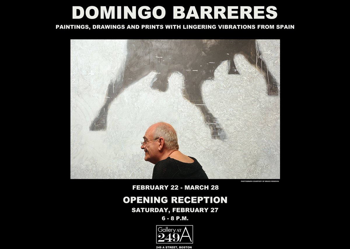 249AStreet's tweet photo. At the Gallery at 249 A:
Domingo Barreres-Paintings, Drawings and Prints with Lingering Vibrations from Spain https://t.co/E0B20cotIp