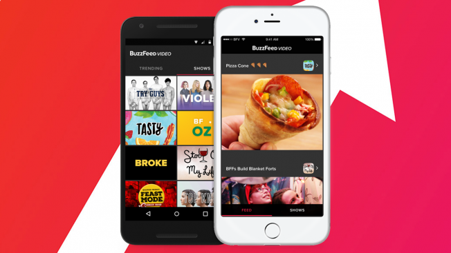 Adweek's tweet photo. .@BuzzFeed debuts its first video-only app focusing on binge-watching: https://t.co/qM6VLOrEQR #MWC16 https://t.co/J5AplS9Dko