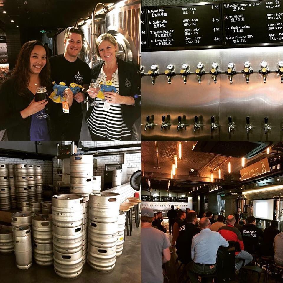 whitelabs's tweet photo. #WHITELABSHONGKONG Update! Neva and Katie joining Ben at #TAPSBREWPUB in Shenzhen China!  https://t.co/BpVxzCiASd https://t.co/SY2YpC4zAV