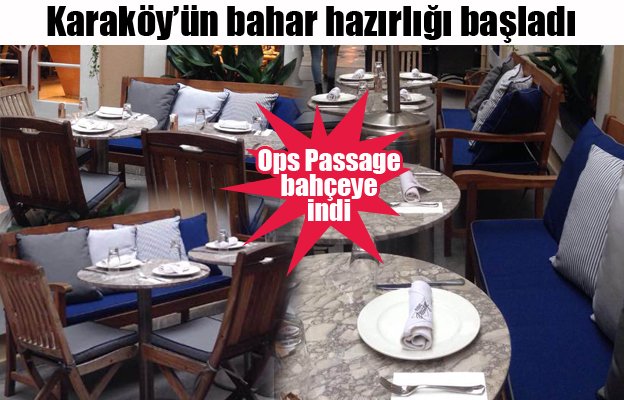 geccemekan's tweet photo. Art of Food yazdı.. Karaköy'de bahar hazırlığı! @opspassage bahçeye indi https://t.co/nkoBePgtm1 https://t.co/tRkYaPDZhM